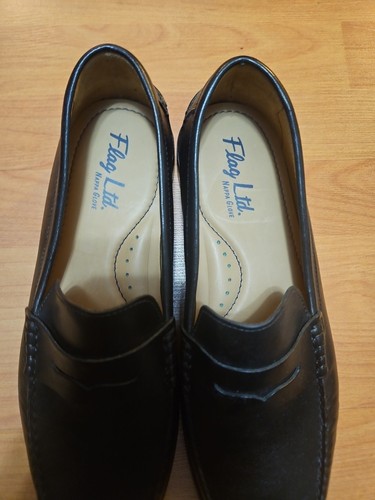 Flag Ltd. Dean Penny Halbschuhe Herren 12 schwarz Leder elegante Schuhe von DILLARD'S - Bild 2 von 9