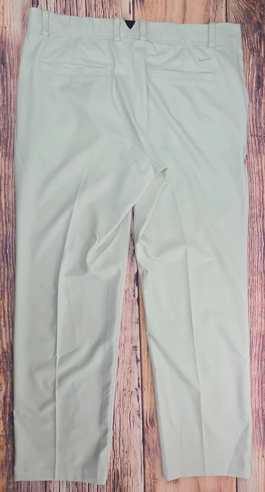 Брюки для гольфа мужские Nike Dri-Fit стандартный крой размер 36x30 бежевые полиэстер легкие - Изображение 2 из 4