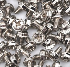 100x COMPUTER SCREWS PC CASE MOTHERBOARD MOUNTING HARD DRIVE SCREWS 6 32