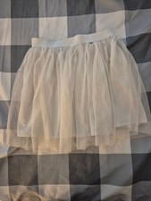 Cocomelon Girls 4T White Tulle Skirt Elastic Waist Lightweight