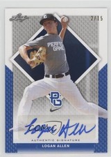 2016 Leaf Perfect Game National Showcase Blue 2/15 Logan Allen #BA-042 Auto 0cz