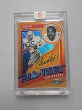 2023 Contenders Optic Calvin Hill All Time Orange Auto /25