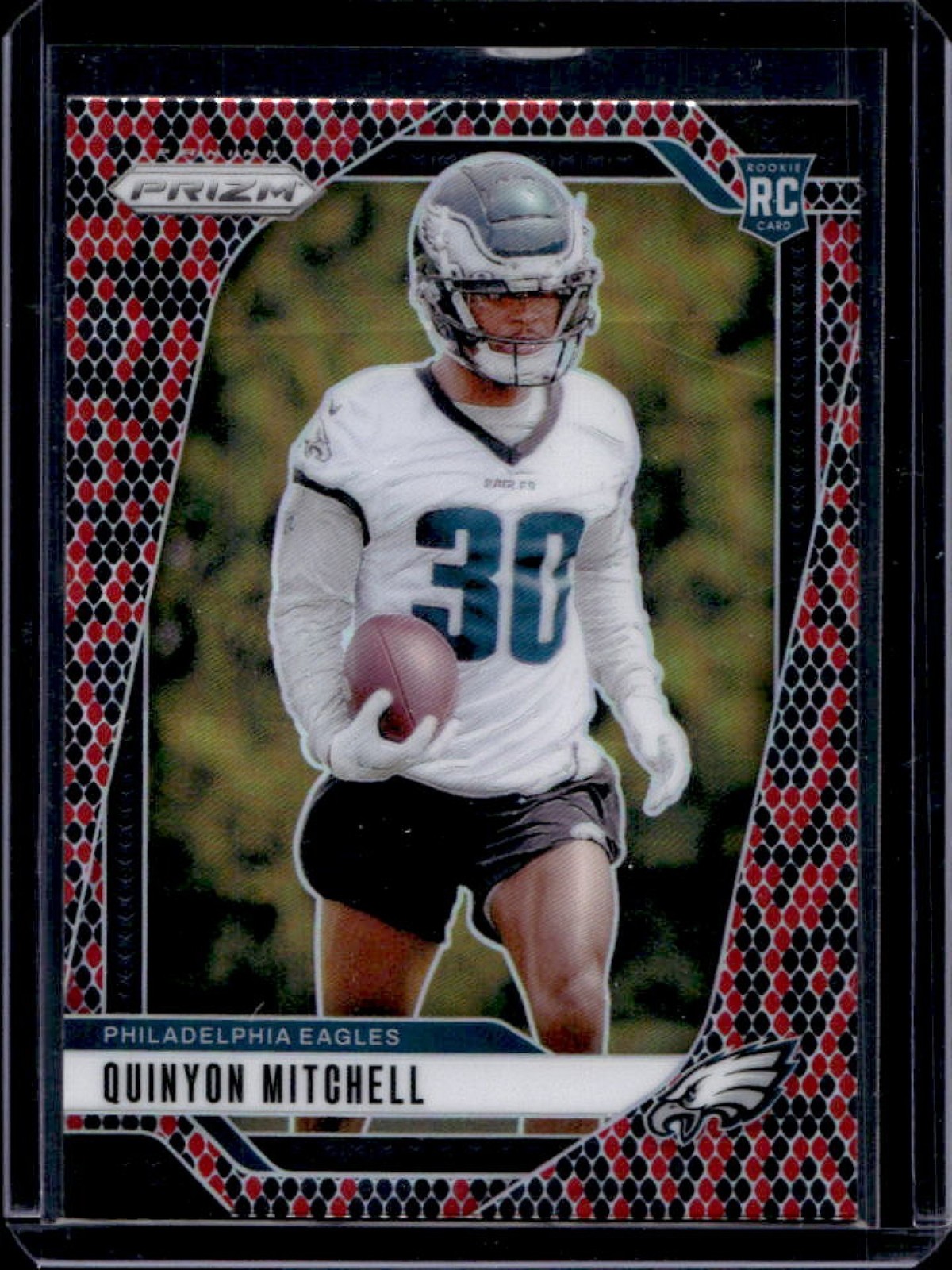 2024 Prizm Quinyon Mitchell RC Snakeskin Rookie #381 Eagles