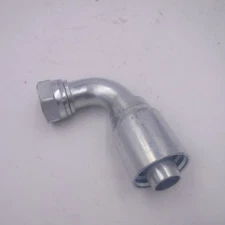 Parker 13977-20-20 1-1/4" Crimp x 1-1/4" Female JIC 37 Swivel Hydraulic Fitting