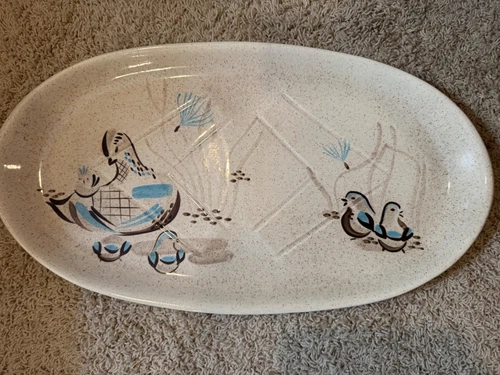 New Red Wing Bob White Large Serving Platter