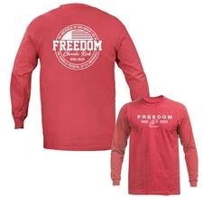 Charlie Kirk True Patriot Memorial US Flag Freedom Long Sleeve T-Shirt
