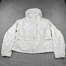 Lululemon Always Effortless Classic-Fit Jacket Womens 6 White Water/Windbreaker