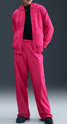 Nike Women's Rush Pink UV Protection Loose Hooded Jacket (FV6298