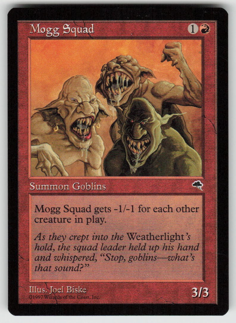 Mogg Squad Uncommon Tempest 192 MTG Heavily Played