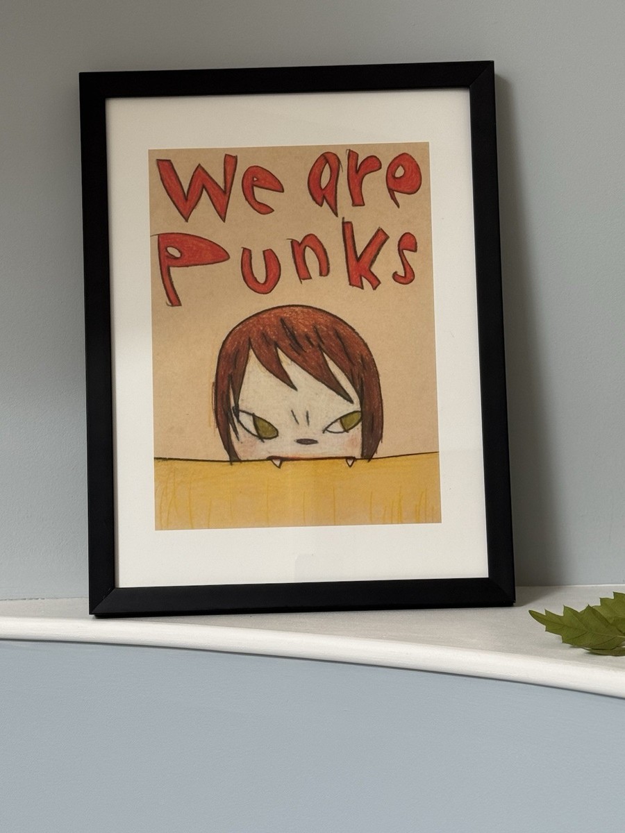 Yoshimoto Nara We Are Punks Print Black Frame | eBay UK