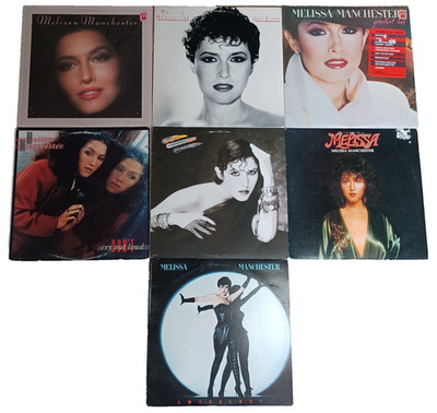 Melissa Manchester 7 LPs Lot Greatest Hits Self-Titled Hey Ricky Don't Cry Out