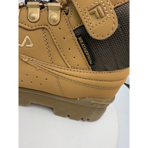 FILA F-13 Weathertech Brown Mid Top Sneakers Boots Shoes Youth 5.5 Womens 7 - Picture 2 of 12