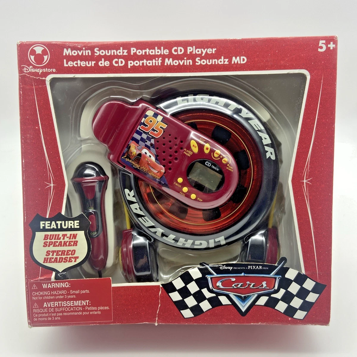 Disney car Pixar Cdプレイヤー Персональный CD-плеер Disney