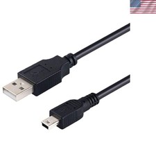 5ft Mini USB Charging Cable for Uniden Bearcat BC125XLT SCanners - Tangle-Free