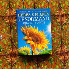 Herbs & Plants Lenormand Oracle Cards Deck Lo Scarabeo Floreana Nativo NEW