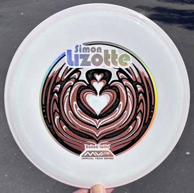 MVP Axiom Neutron Bokeh Rare Near WHITE-on-WHITE #2 Latte Team Special Disc Golf