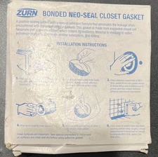 Zurn Z1200 Bonded Neo-Seal Closet Gasket 5-1/4 OD X 3-1/2 ID X 3/4 thick