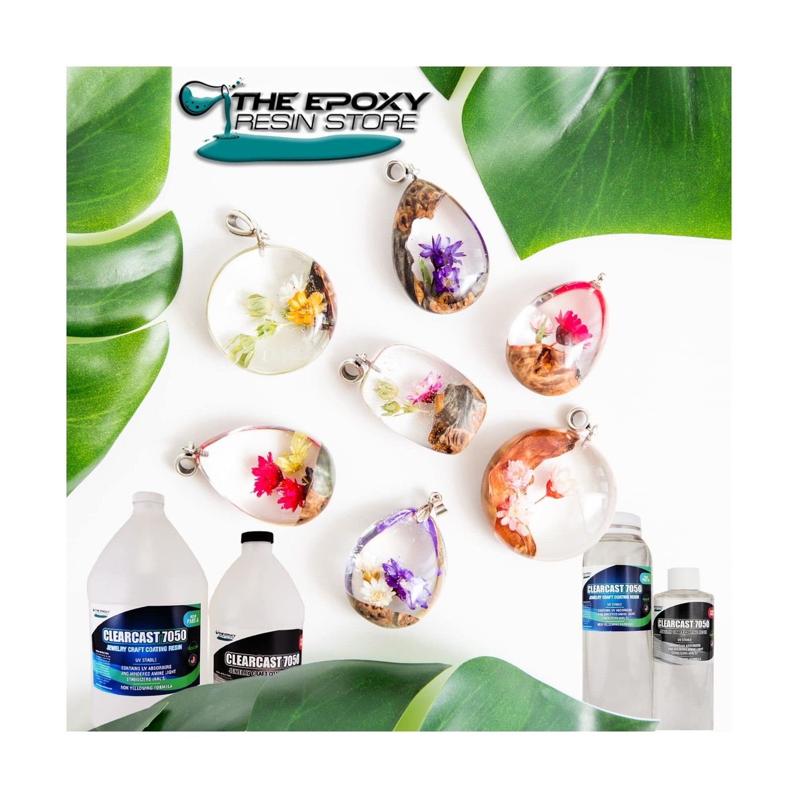 The Epoxy Resin Store Clearcast 7050 UV Resisting Jewelry Craft 2 Part Resin ...