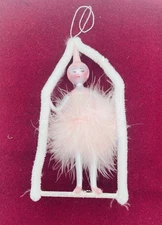 Soffieria De Carlini Girl Trapeze Artist Christmas Ornament Italy