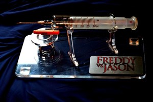 FREDDY VS JASON PROP SCREEN USED SYRINGE PROP MASTER LOA