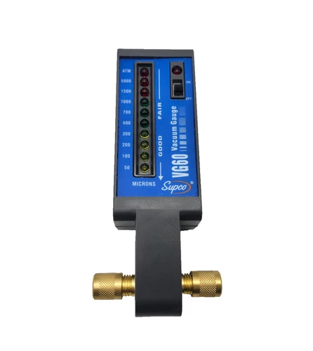 Supco VG60 Portable Hand Held Vacuum Indicator Gauge with Case - 0250687