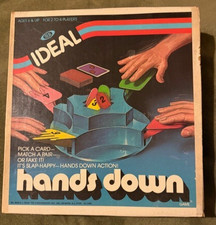 Vintage 1981 Original Ideal Toys~ Hands Down Game~ 100% Complete