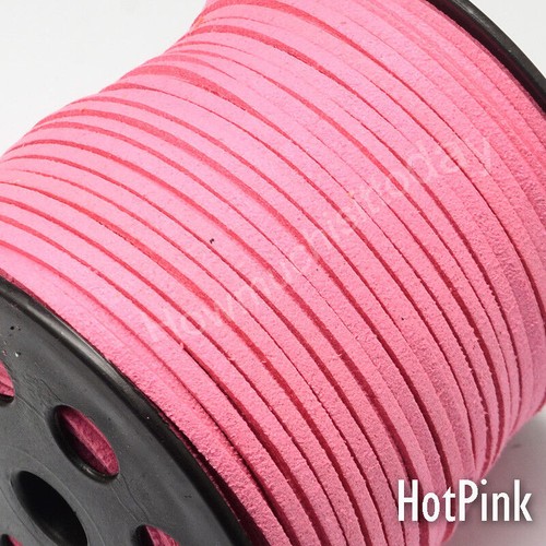Faux Suede Flat Leather Cord Lace Thread String Enviro Jewellery 2.5m 3mm - Picture 20 of 66
