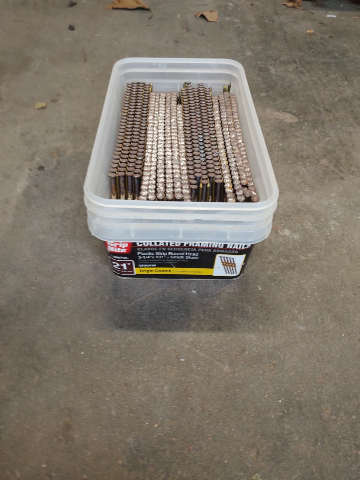 Grip Rite 21 Degree 31/4" Collated Framing Nails eBay