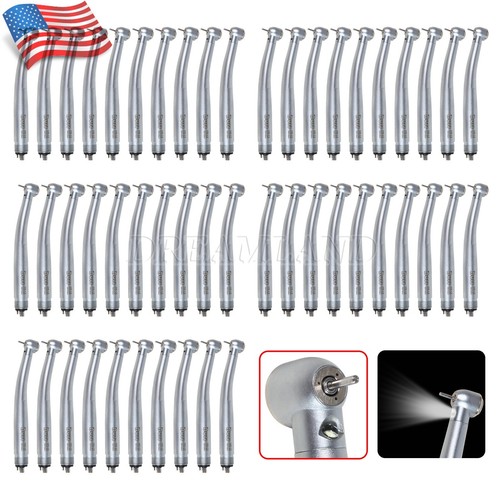 1-50 BURR Dental LED Generador Eléctrico Turbina de Alta Velocidad Pieza de Mano 4 Agujeros/Rotor - Imagen 2 de 22