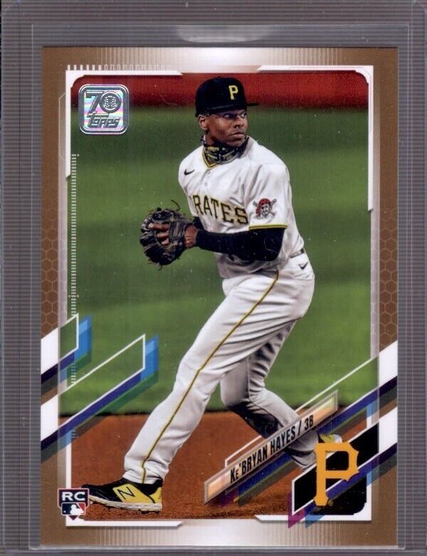 Ke'BRYAN HAYES 2021 Topps Series 2 #644 Gold Parallel Rookie RC #0333/2021