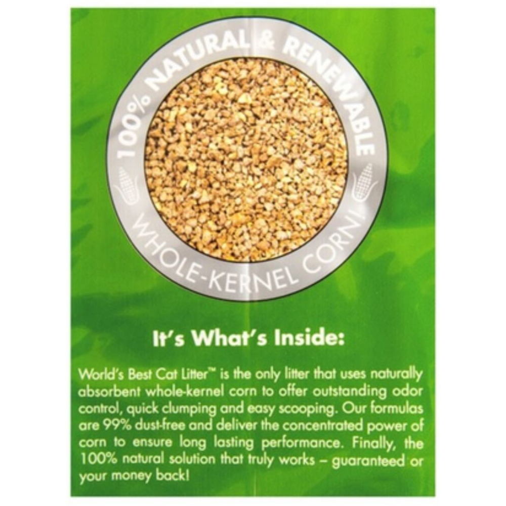 Worlds Best Cat Clumping Litter Unscented 6.35KG 12.7KG + Free Nub Toys