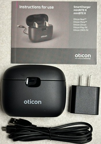 Oticon Smart Charger Comes With Power Cable, Wall Adapter, Manual. Lightly Used. - Picture 4 of 5