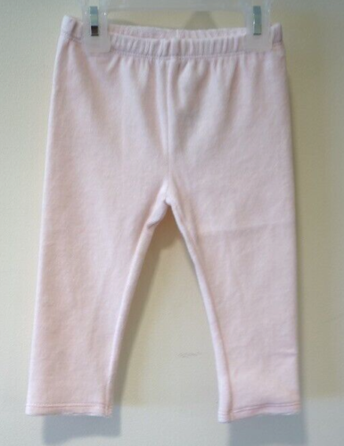Neu mit Etikett Macy's First Impressions schwächste rosa Velours-Leggings Mädchen Größe 6-9 Monate