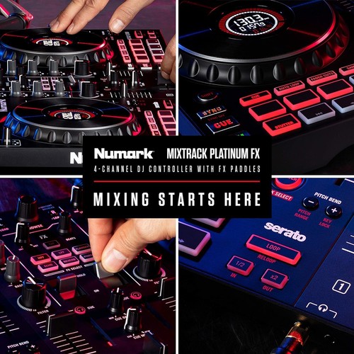 All-in-One DJ Controller for Serato with 6-inch Jog Wheels & Performance Pads - Picture 10 of 11