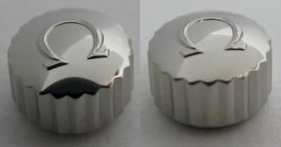 Omega crown in stainless steel  069ST42199 diameter 5.5 mm * Tap 10 *