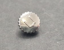 Corona compatibile logo Universal Geneve vintage inox D.6mm semplice passo 120