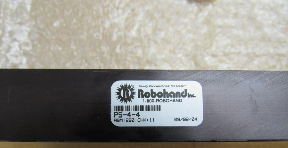 ROBOHAND PS-4-4 Pneumatic Slide Assembly ASM 290 CHK 11 100 mm Stroke - Image 3 of 4