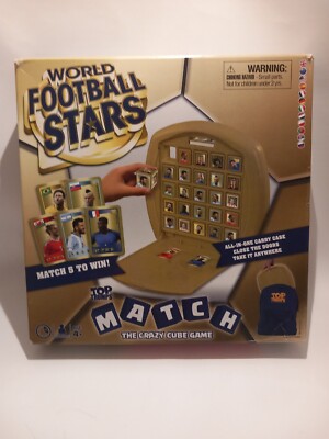 World Football Stars Top Trumps Match Brettspiel. Familienspaß Fußballspieler