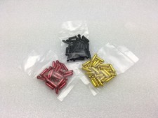 BLACK, RED, GOLD, 30 each Bike Bicycle Shift Brake Cable Ends Tips Caps Crimps