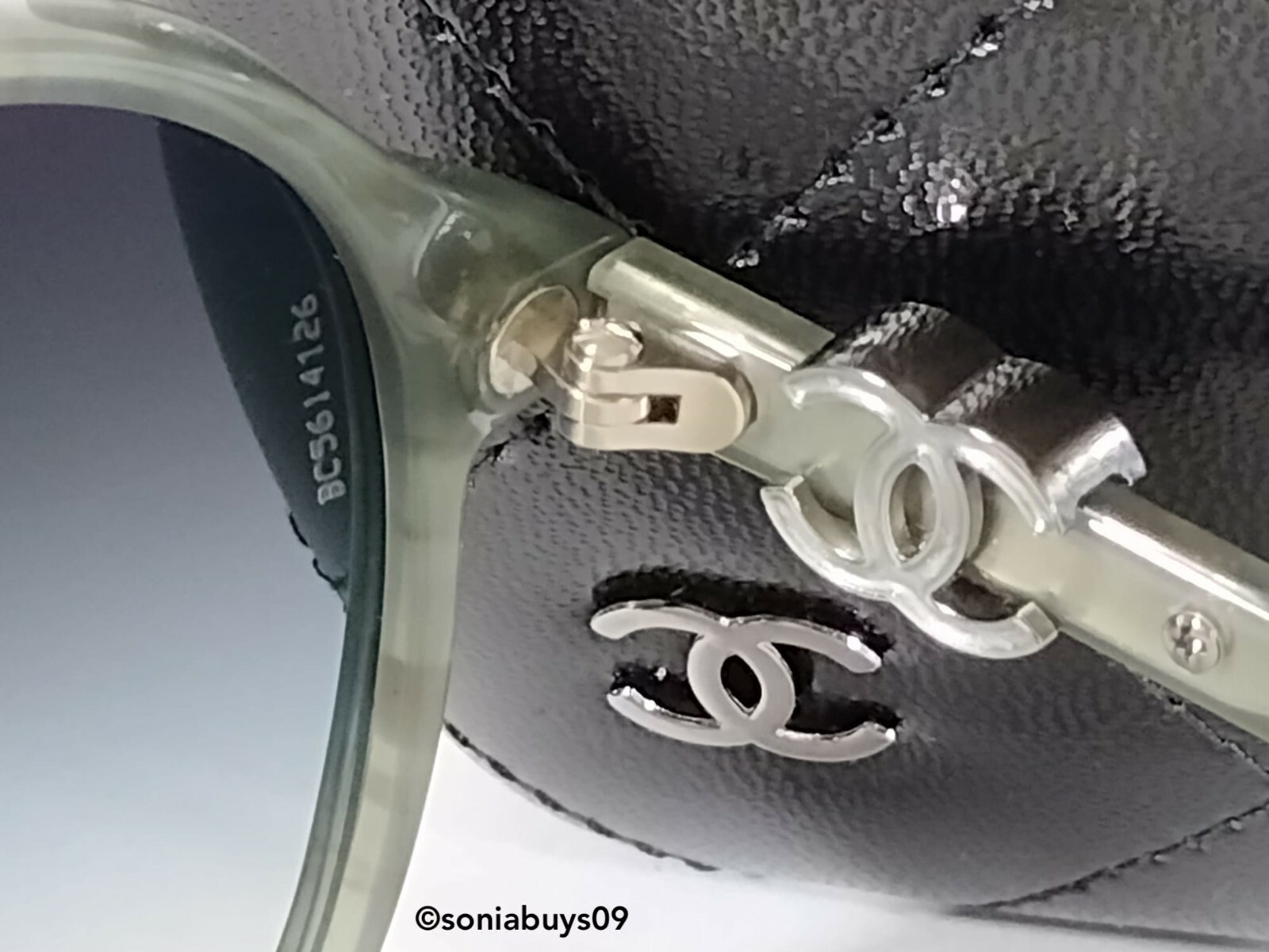 Chanel Women's Round Sunglasses, 5217, Green, Grey Gradient Lenses image 10