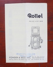ROLLEI PRICE LIST 5610/178178