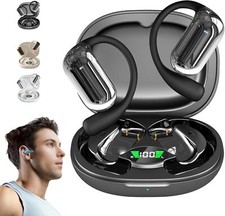 Wireless AI Language Translator Earbuds Bluetooth Real Time Open-Ear Translation