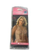 Exquisite Form Women's Premium Longline Front Closing Posture Bra beige