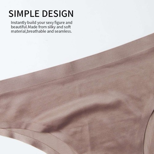 Women Silky Soft Stretch G-string Lingerie Thong Panties Briefs Underwear L-XXXL - Picture 6 of 14