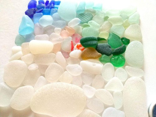Echtes Seeglas verschiedene Farben Größen aus Japan 20514 - Bild 3 von 16