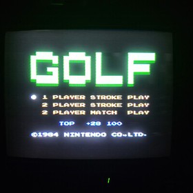 Golf Nintendo NES 5 screw Cart USA