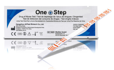 Drogentest Kokain, Schnelltest 10 Teststreifen Ultrasensitiv 100 ng/ml