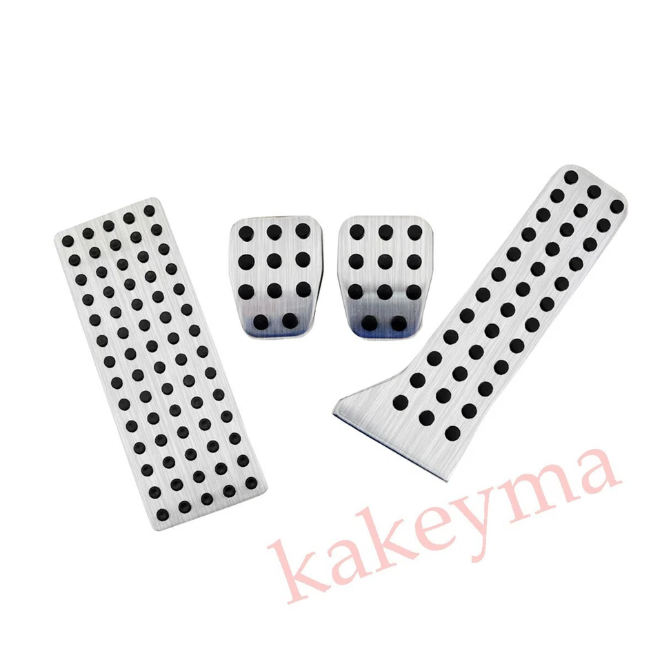 Tampa de pedal de apoio para os pés freio embreagem gás antiderrapante aço para Mazda 2 3 6 CX3 CX5 TC - Imagem 4 de 4