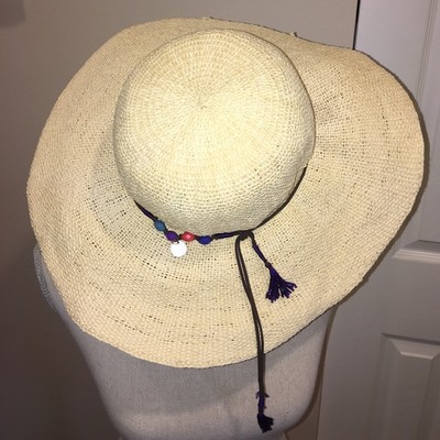 Roxy Natural Color Straw Beach Pool Sun Hat Roxy Women main image 2