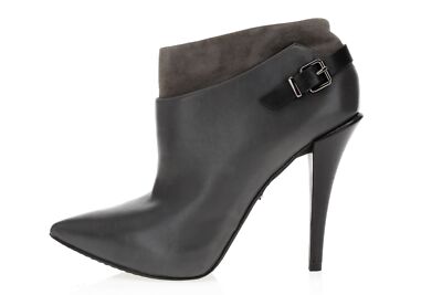 Womens KENNETH COLE gray leather suede pull on ankle boots Shoes Size 9.5 M NEW